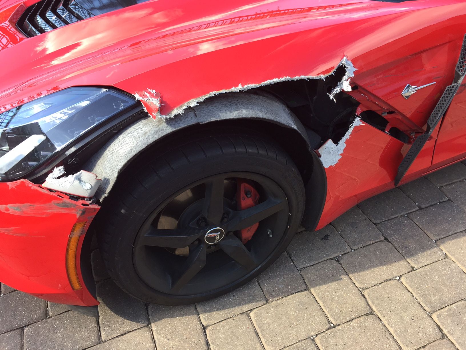 Would You Own a Crash-Damaged Corvette?