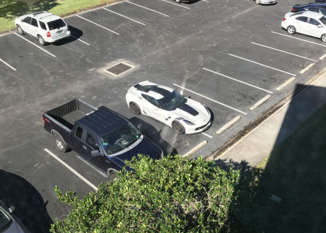 Corvette Parking Faux Pas