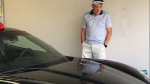 This dad was surprised by Corvette for Fathers Day.