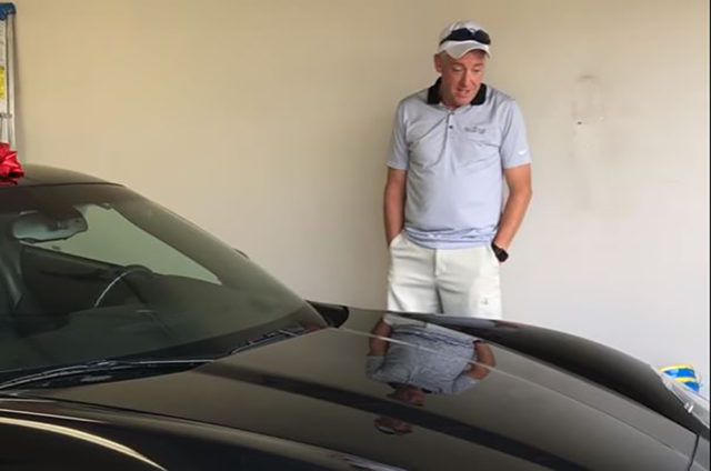 This dad was surprised by Corvette for Fathers Day.