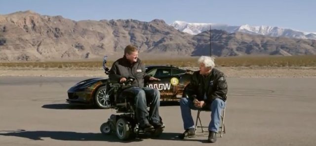 Sam Schmidt talks to Jay Leno about his Corvette Z06