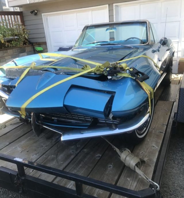 A friend crashed this owner's classic C2 Corvette.