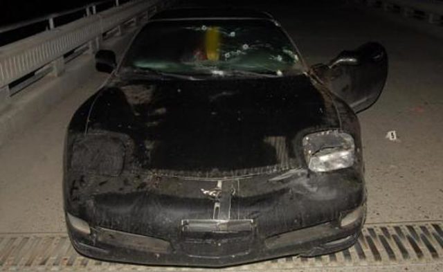 This C5 owner is lucky to be alive after 22 rounds were pumped into his car.