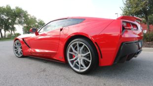 Red C7 Corvette Coupe Paint Correction