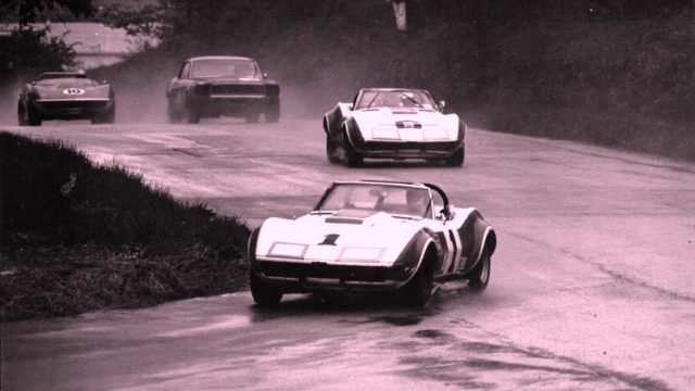 C3 Corvettes on Race Track