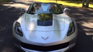 C7 Corvette Carbon Fiber Hood Insert