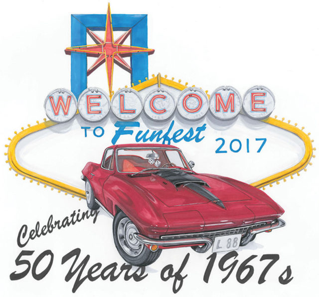 Corvette Funfest 2017 Artwork