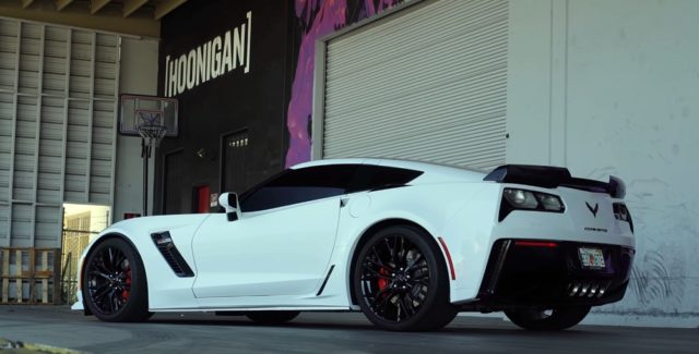 The tires on this Hoonigan Z06 don't have long to live.