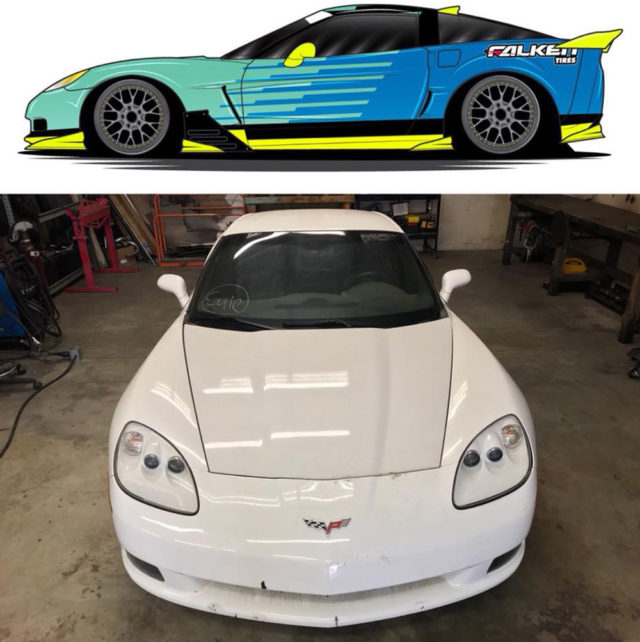 Matt Field's Drift Corvette