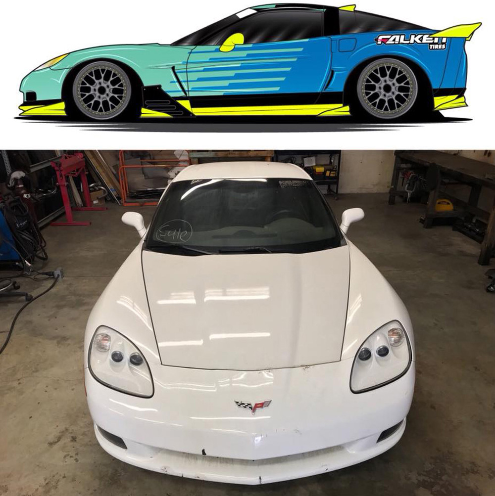 Matt Field's C6 Drift Corvette