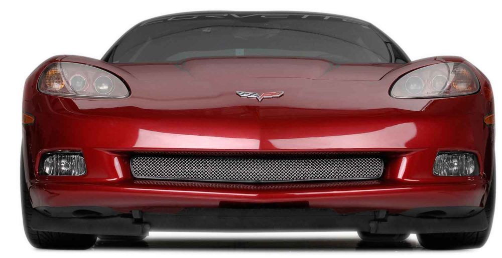 C6 Corvette with an aftermarket grille