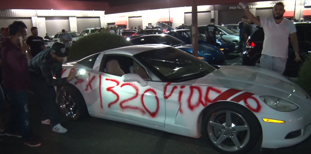 Spray-Paint Corvette