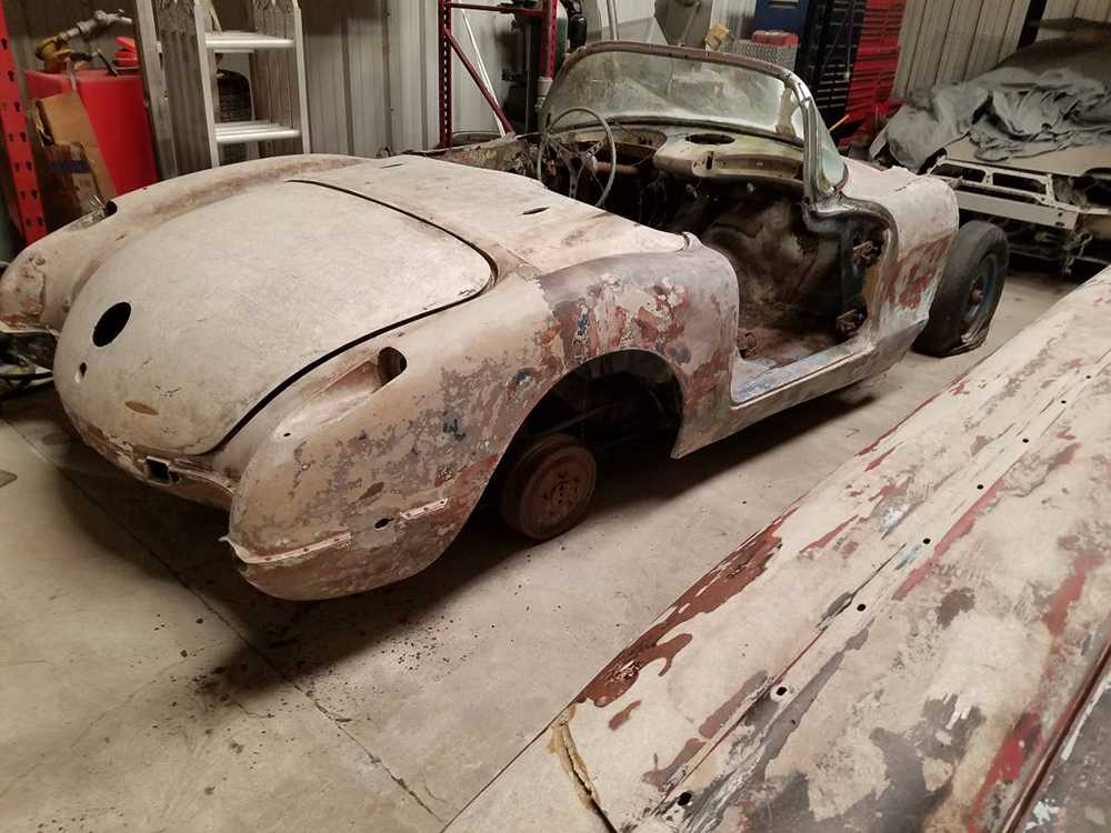 Corvette Ad Really Stretches the Term 'Needs Restoration'