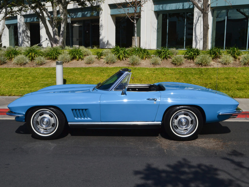 Jewel Blue 1967 Corvette Convertible
