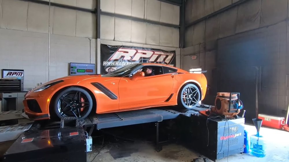 2019 Corvette ZR1 on the Dyno