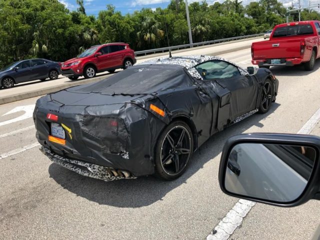 More Shots Captured of the Mid-Engined C8 Corvette