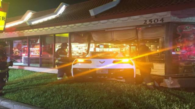 Corvette Visits McDonald's