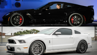 C7 Corvette Z06 Gets Gapped by Mustang Shelby GT500 Corvetteforum.com
