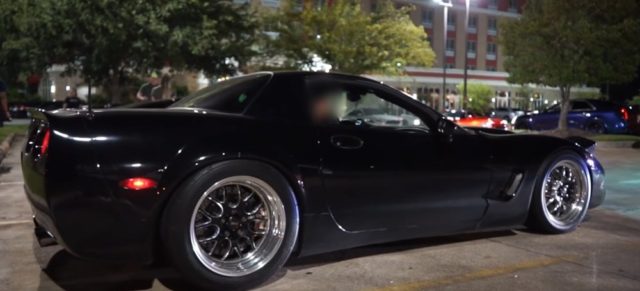 Black C6 Corvette