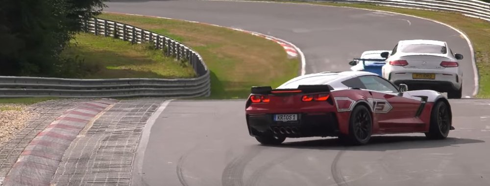 Corvette Z06 in Trouble on the Nurburgring