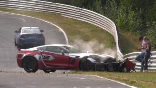 Corvette Z06 Crashed on the Nurburgring