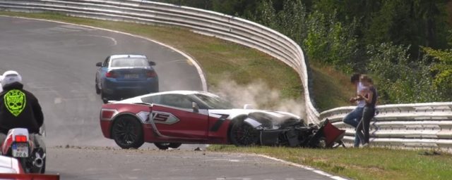 Corvette Z06 Crashed on the Nurburgring