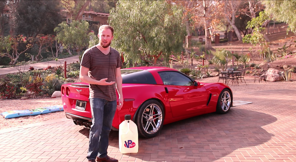 YouTuber ZentRose with his C6 Z06.
