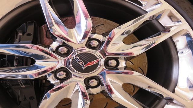 Corvette: How to Install Carbon Fiber Wheel Center Caps