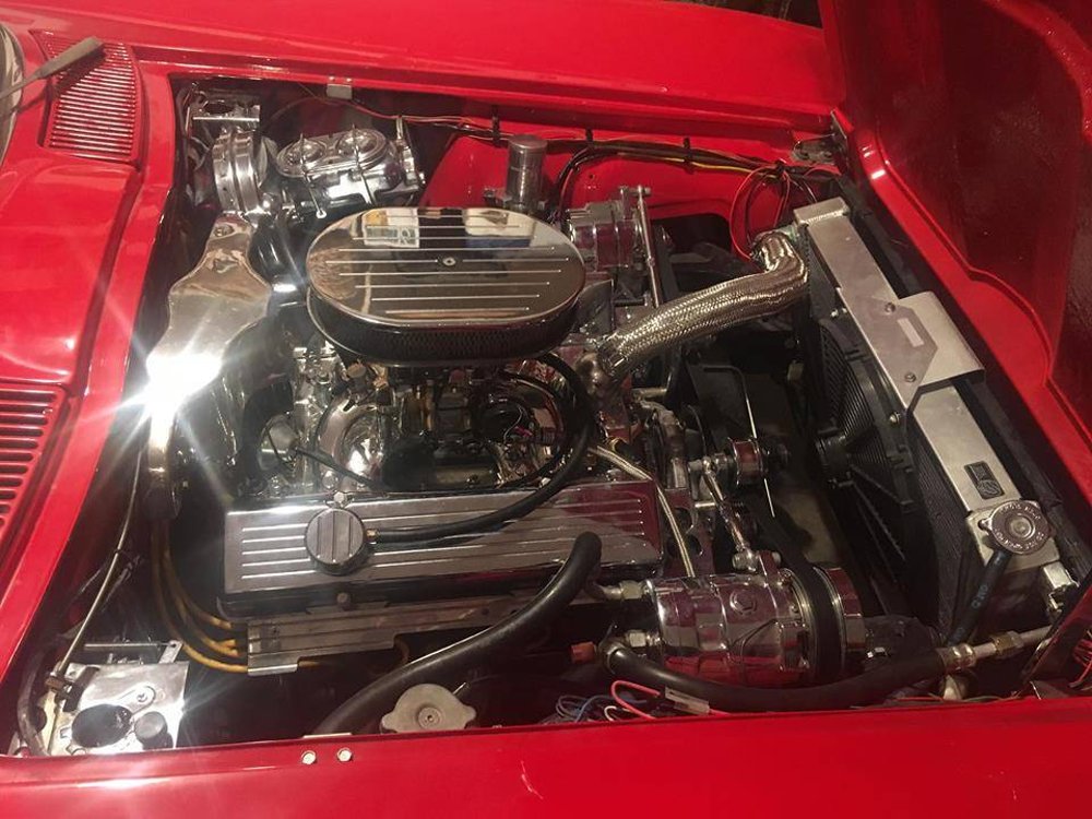 1963 Corvette Convertible Chrome Engine