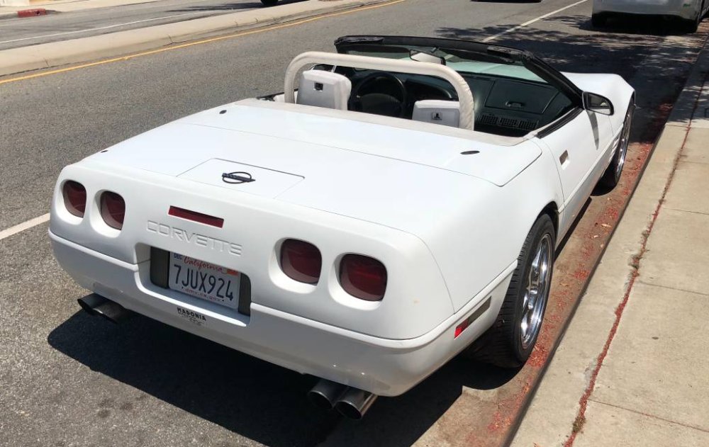 1992 Corvette Rear