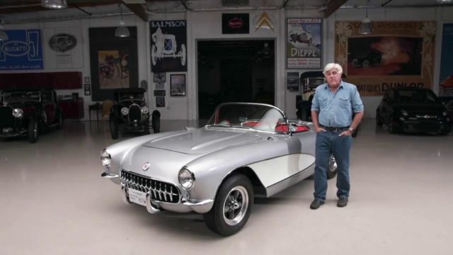 Jay Leno Shows Off His Favorite Ride: His 1957 Chevy Corvette
