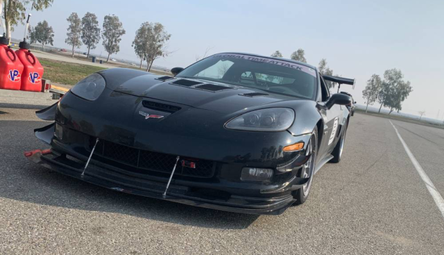 C6 Corvette Z06 Track Car Front Corner