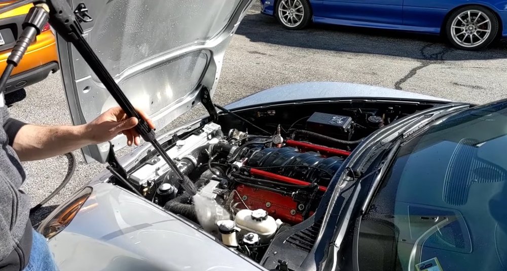 C6 Corvette Z06 Engine Wash