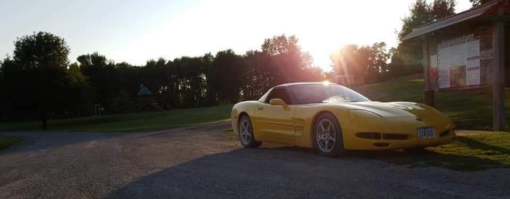 C5 Corvette Sunset