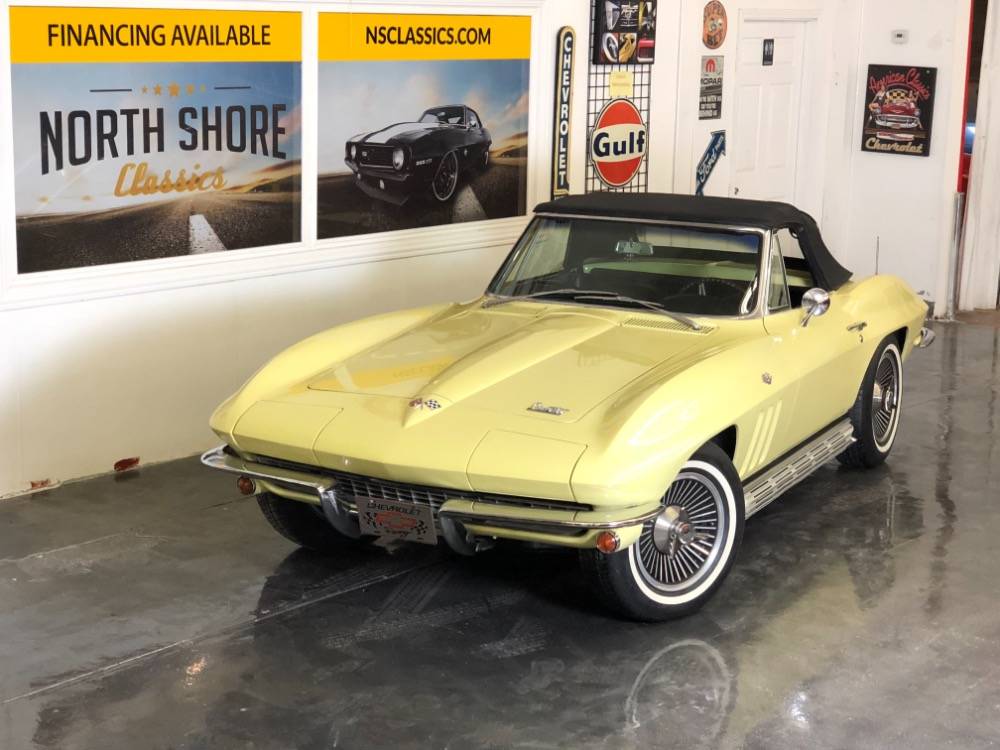 Sunfire Yellow C2 Corvette Convertible is the Perfect Summer Cruiser