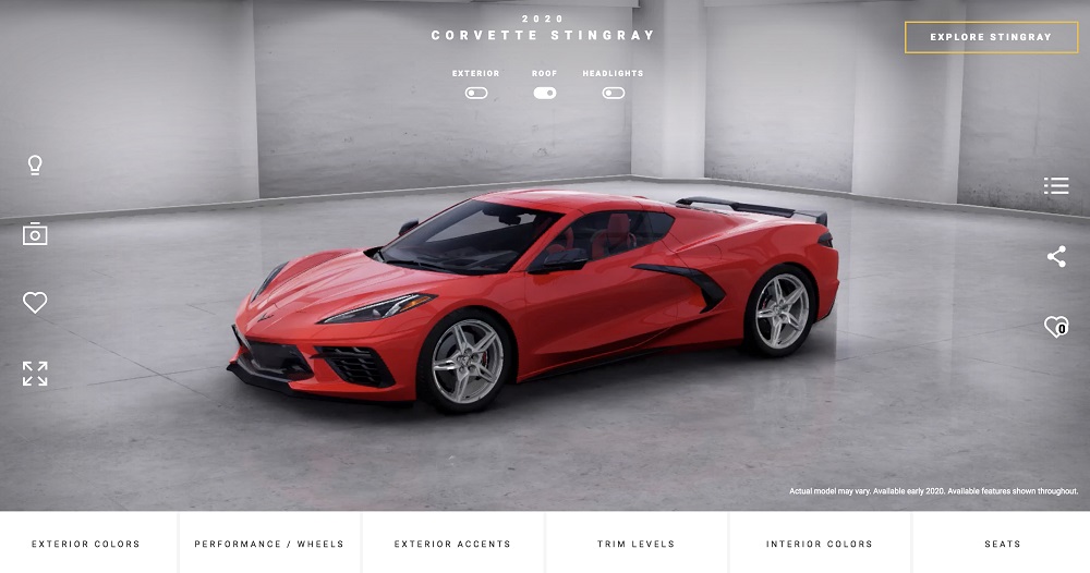3D Visualizer Lets You Pre-order 2020 Corvette Stingray Today
