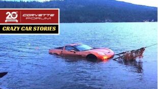 Stolen C6 Corvette Dragged from Lake Bottom