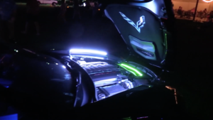 Corvette Owners Light Up their Cars at ‘Corvette Funfest’