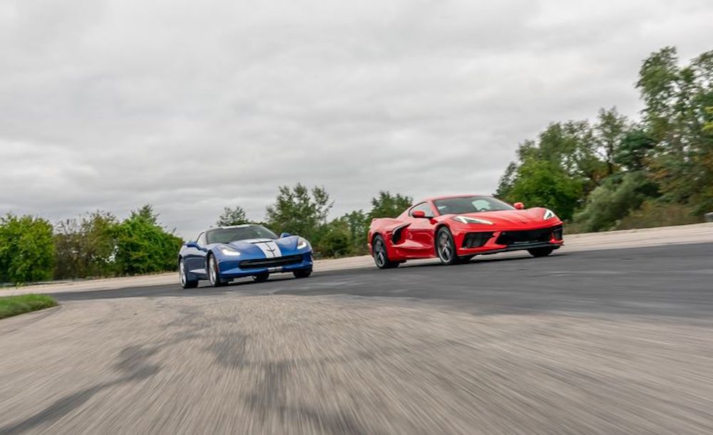 Pitting the C8 Corvette Against Its C7 Predecessor on the Track