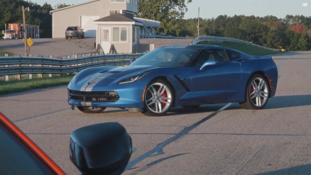 It’s a C8 Versus C7 at Grattan Raceway in Michigan