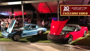 Classic Corvettes Steal Spotlight at C8 Convertible Reveal