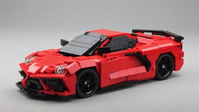C8 Corvette Even Looks Good in Lego Brick Form