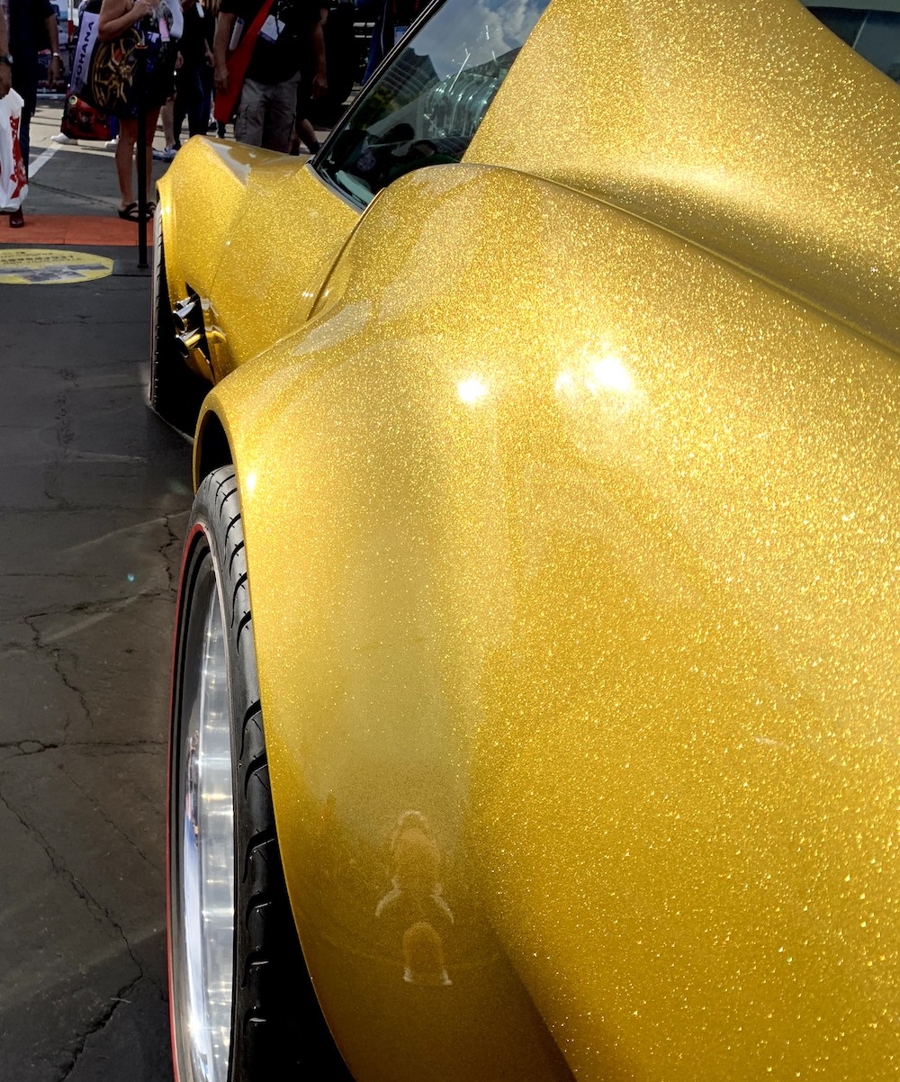 Corvette Forum checks out Gas Monkey Garage's Midas Monkey C3 Corvette at SEMA