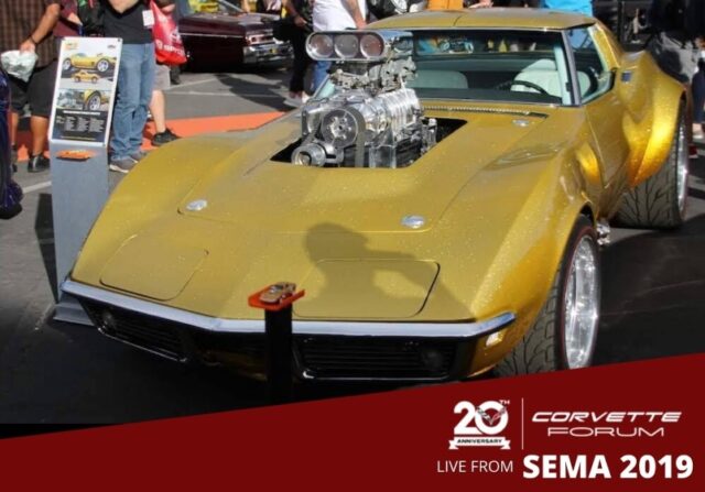 Gas Monkey Garage’s ‘Midas Monkey’ C3 Corvette Sparkles at SEMA