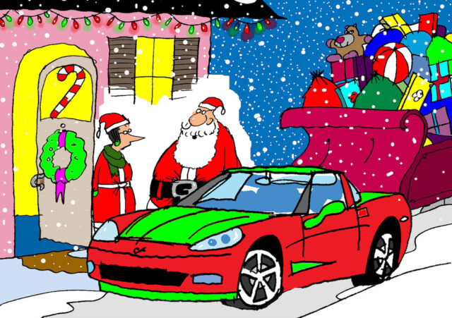 Santa's Corvette