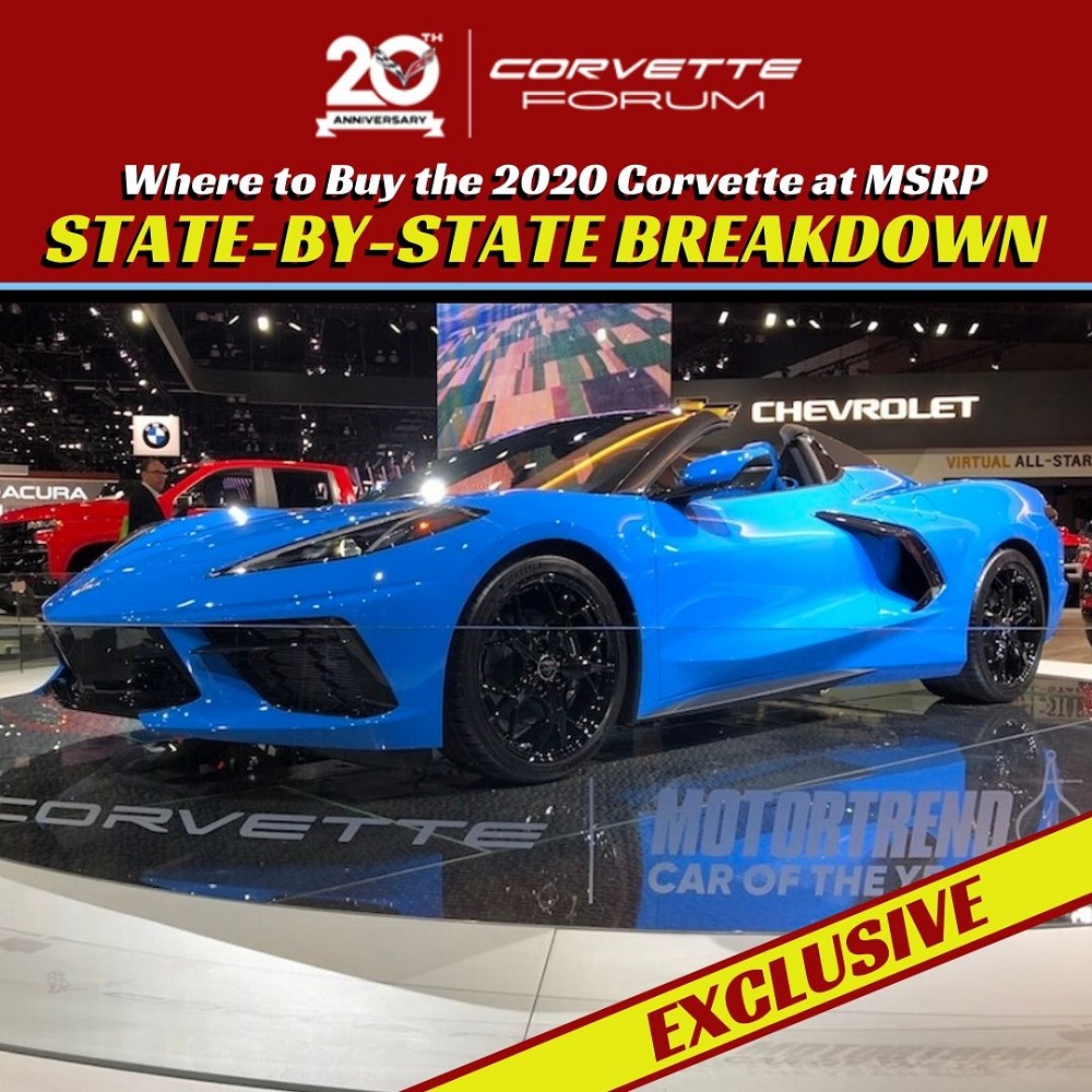 Where to Buy the 2020 Corvette at MSRP