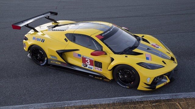 GM Pulls Covers off Its First Yellow Corvette C8.R