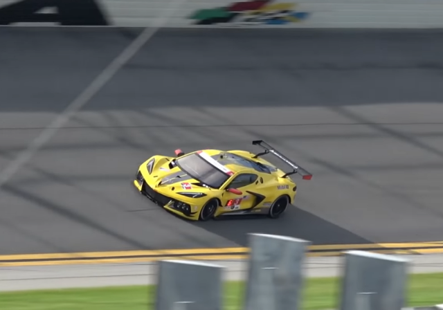 Listen to the Glorious C8.R Engine at Daytona Test Day