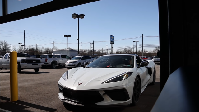 Watch a C8 Vette Get Its Very First Oil Change