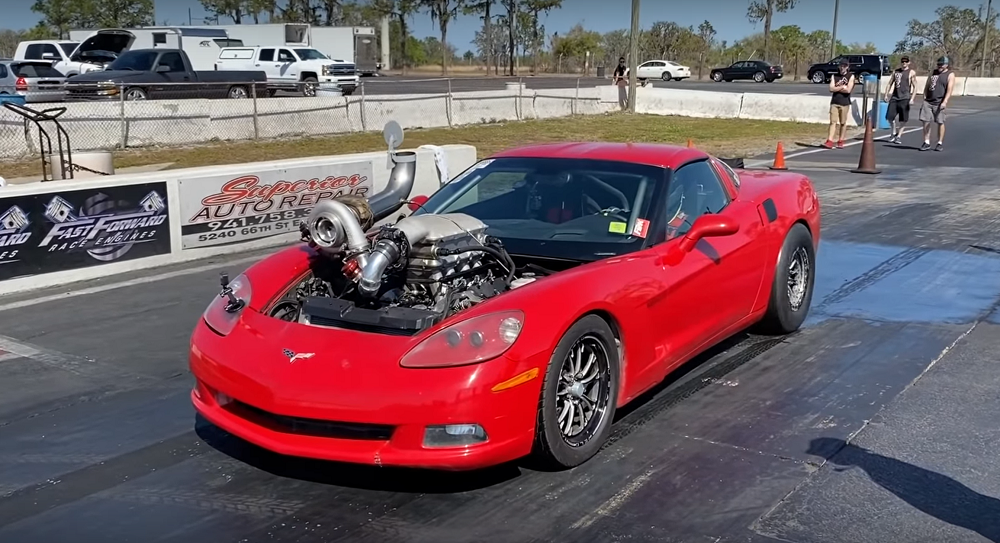 C6 Corvette Dubbed Ruby Receives Ridiculous New 88mm Turbo